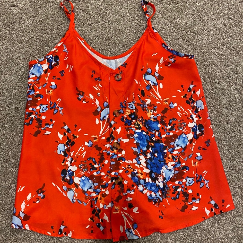 Floral Tank Top